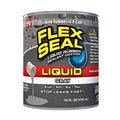 Flex Seal Liquid, 32 oz, Gray, Liquid Rubber Coating Sealant, Waterproof, Flexible, Breathable, and UV Resistant, Roof Repair, Basements, RV, Campers, Trailers, Marine, EPDM, Masonry