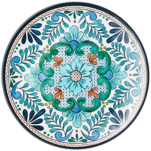 Dinnerware Set 12 Piece Service for 4 Multicolored A7