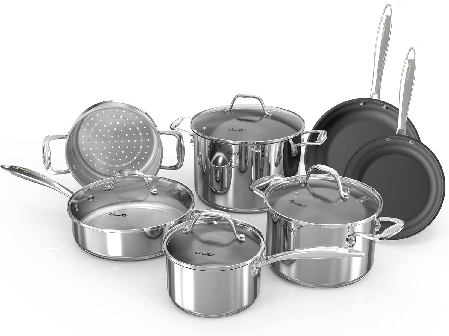 Stainless Steel Cookware Set 11pc 9k