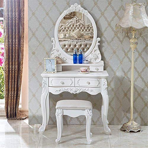 Dressing Vanity Table with Stool for Bedroom k7