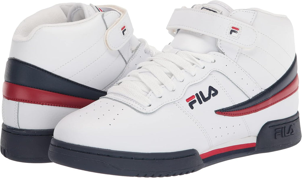 Men's Fashion Sneaker White Navy Red 10 M US k7