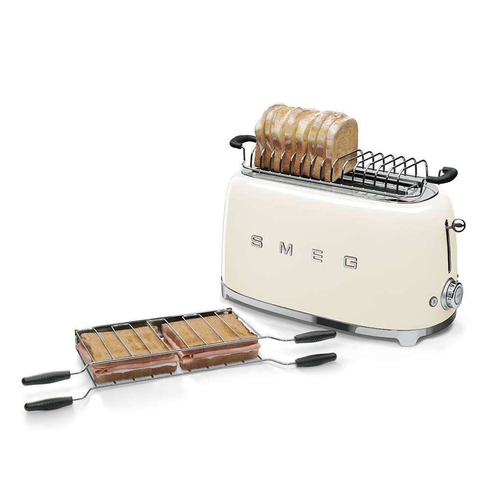 Retro 4 Slice Toaster Cream k7x