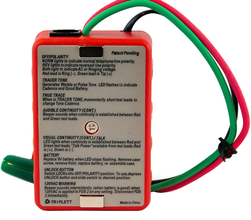 Tone and Probe Wire Trace Cable Test Kit r7K