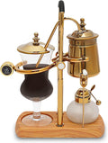 Luxury Royal Family Balance Syphon Siphon Coffee Maker Gold Siphon Brewer, Classic Retro Luxury