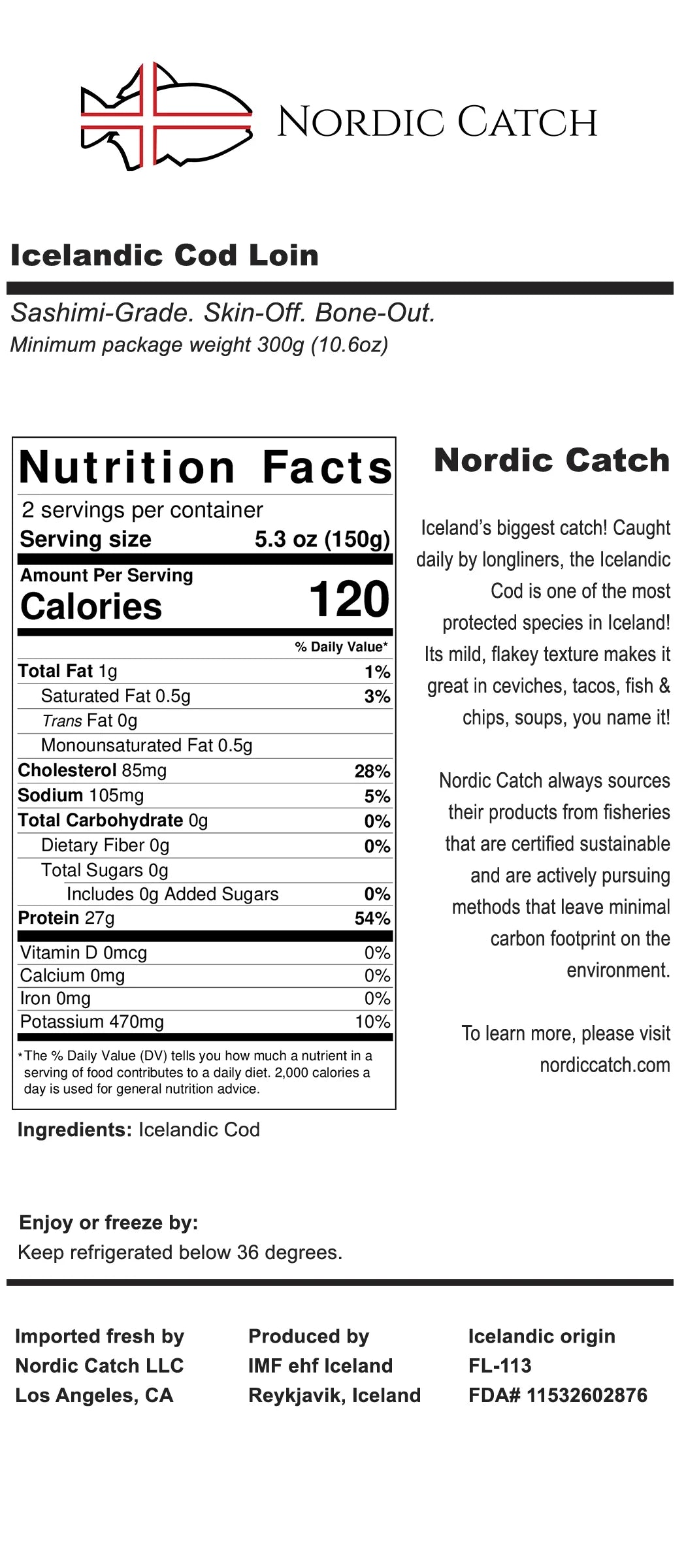 Cod & Haddock 2lb Bundle A7k