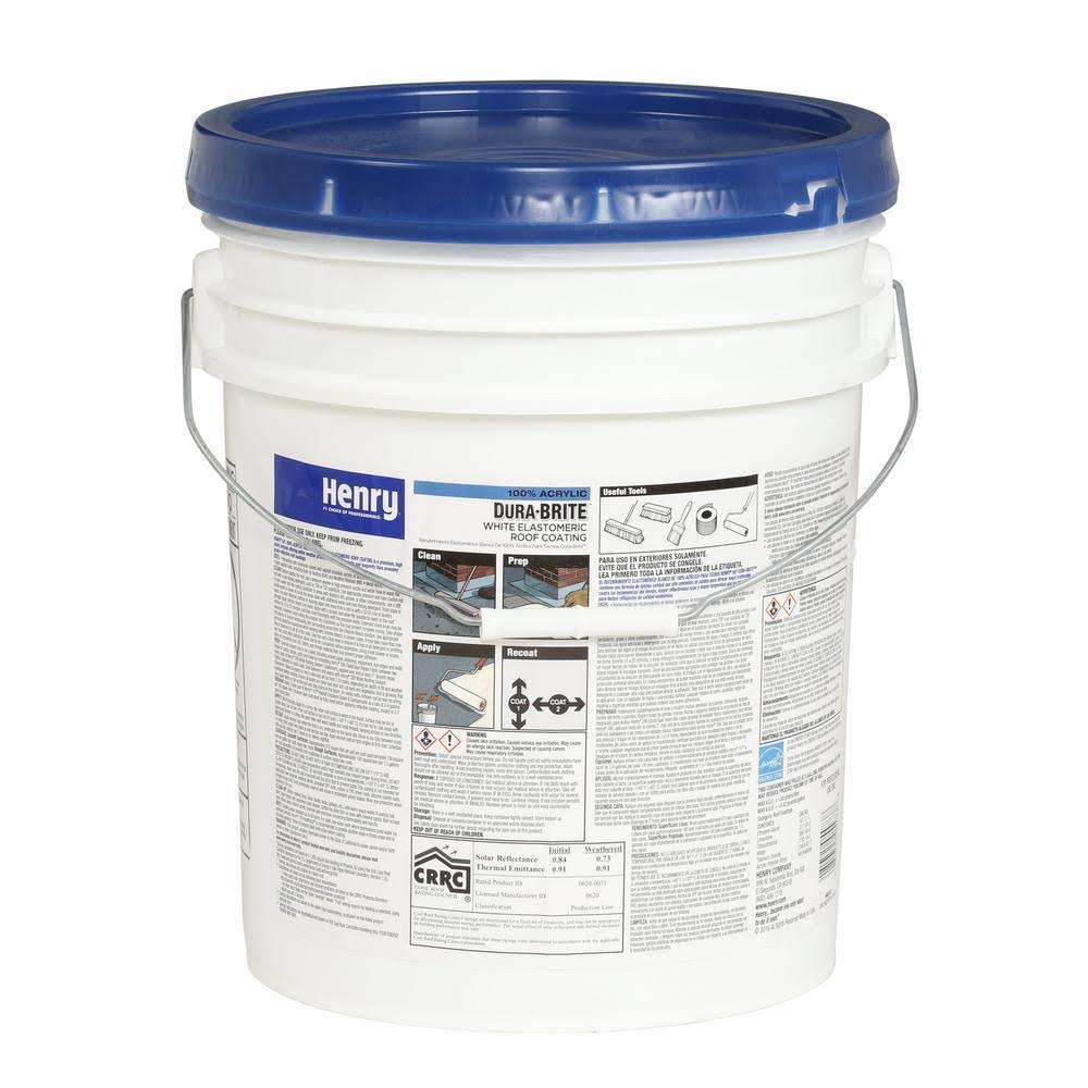 Roof Coating for RV Trailer Camper White 4.75 gal 7k