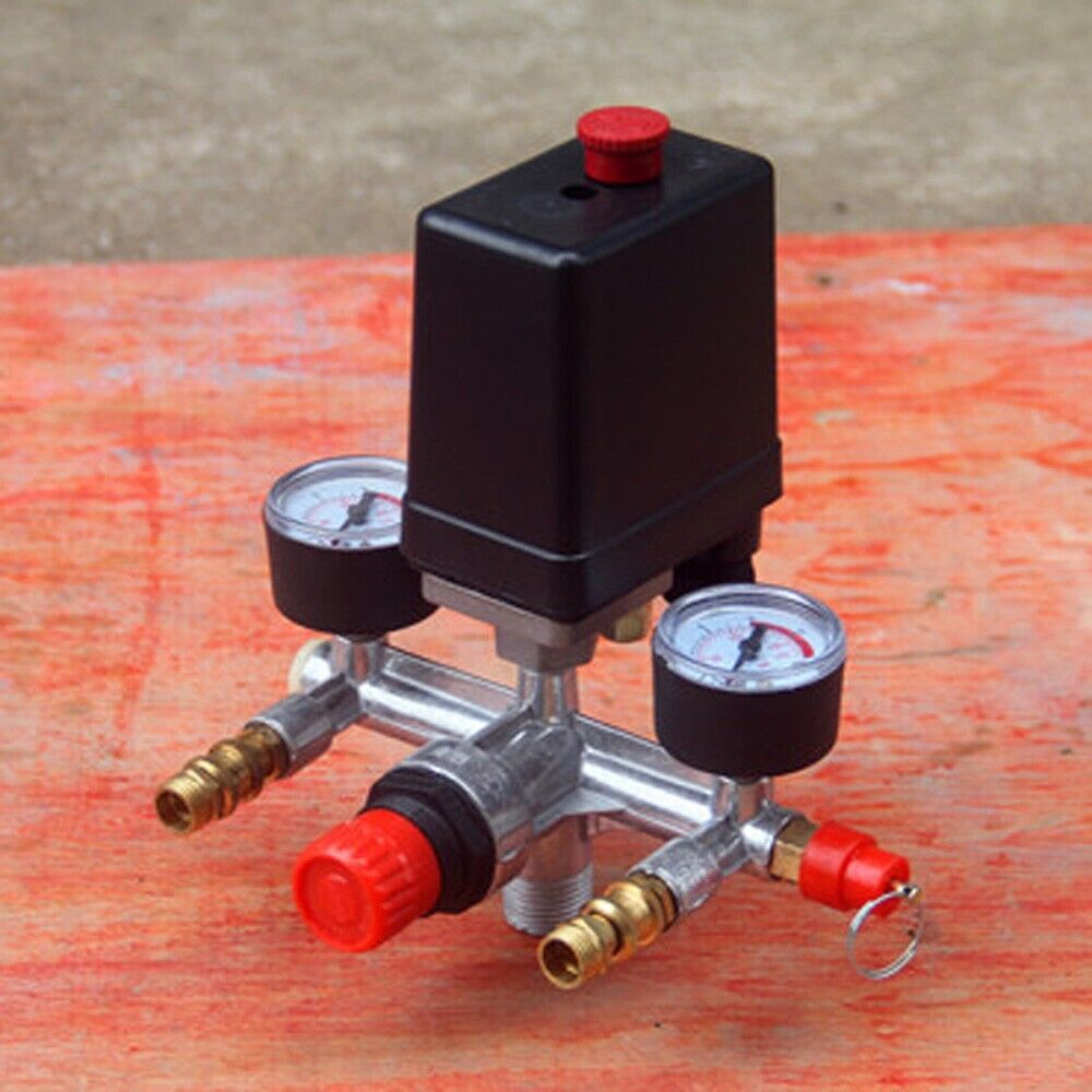 Air Compressor Pressure Switch Valve Manifold Assembly k7