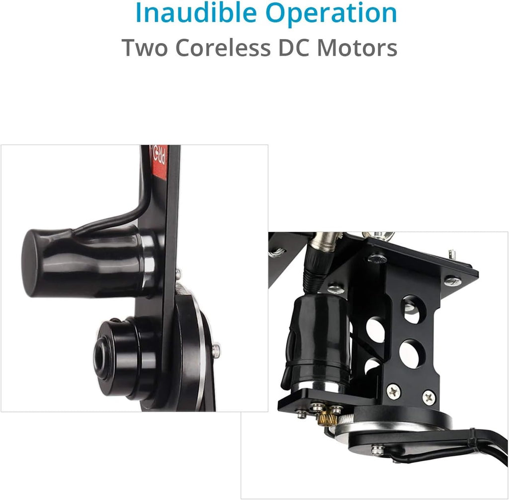 Camera Jib Arm Crane with Motorized Pan Tilt Head a7