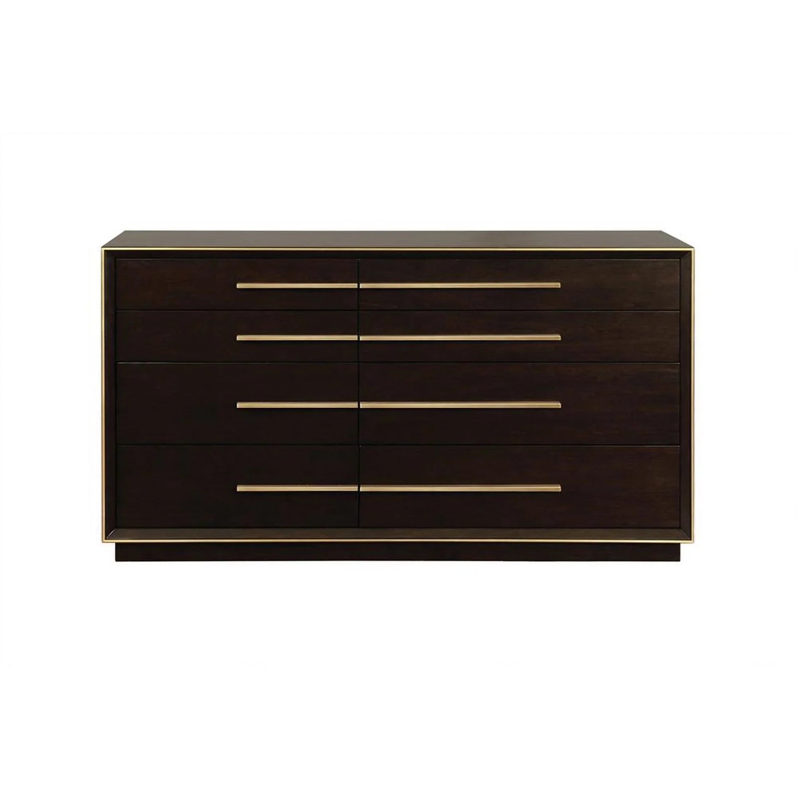 Wood California King Panel Bedroom Set 4-piece Brown Gray k7