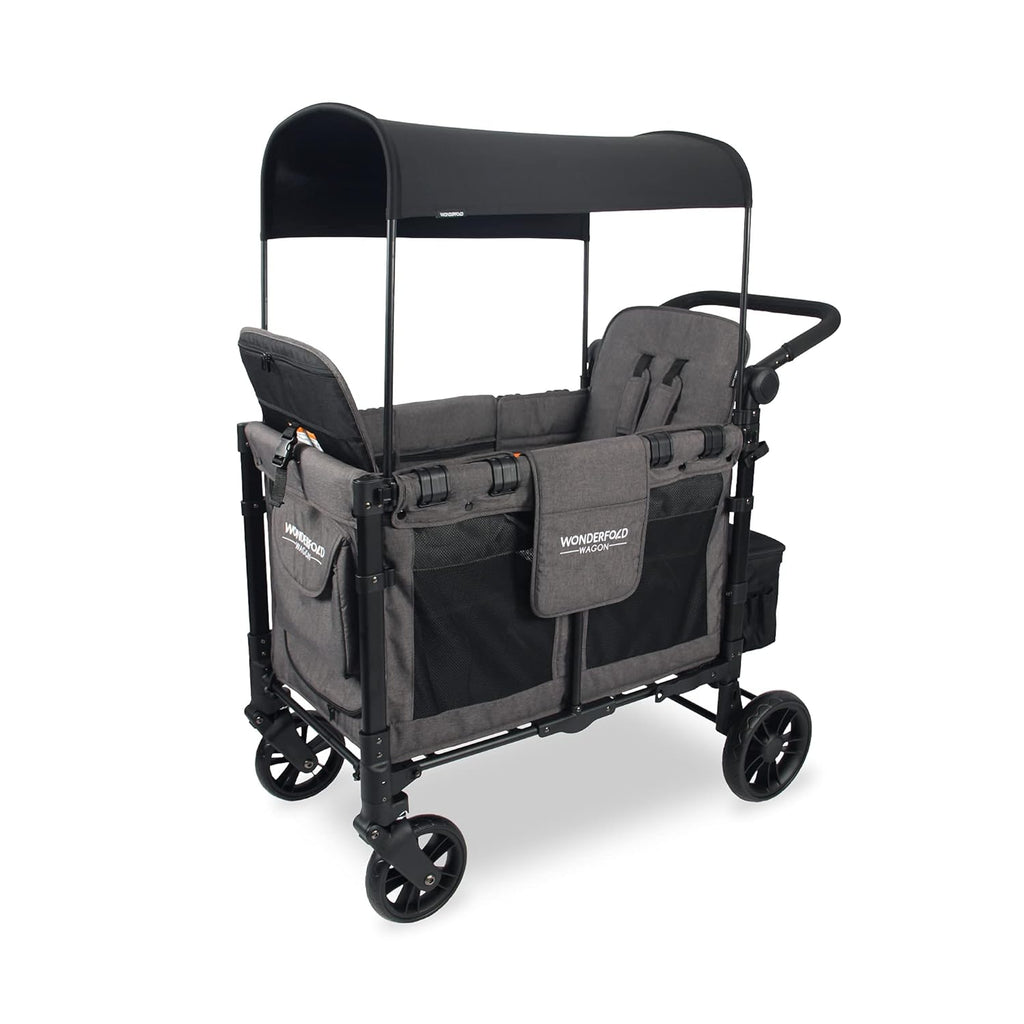 Double Folding Stroller with Adjustable Canopy A7