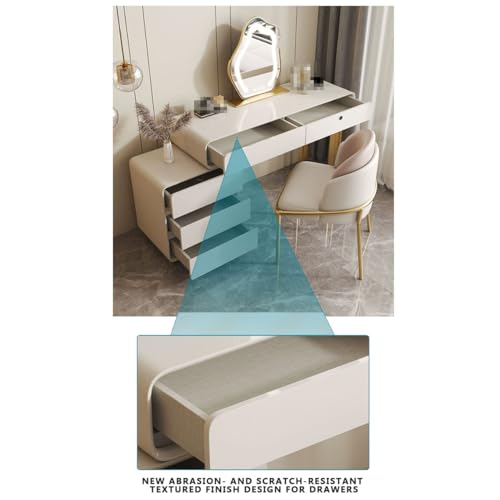 Makeup Vanity Table with 5 Drawers a7