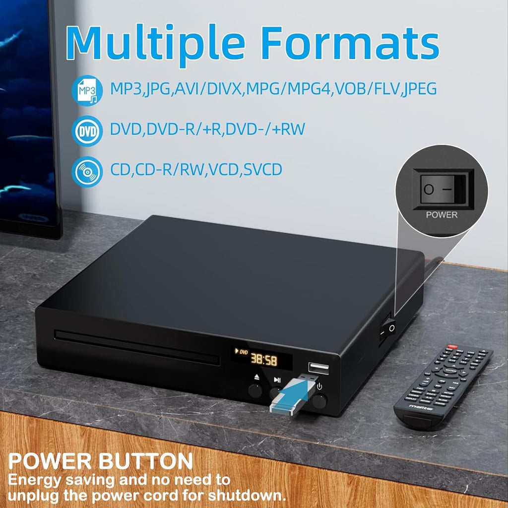 DVD Player for Smart TV with HDMI USB A7