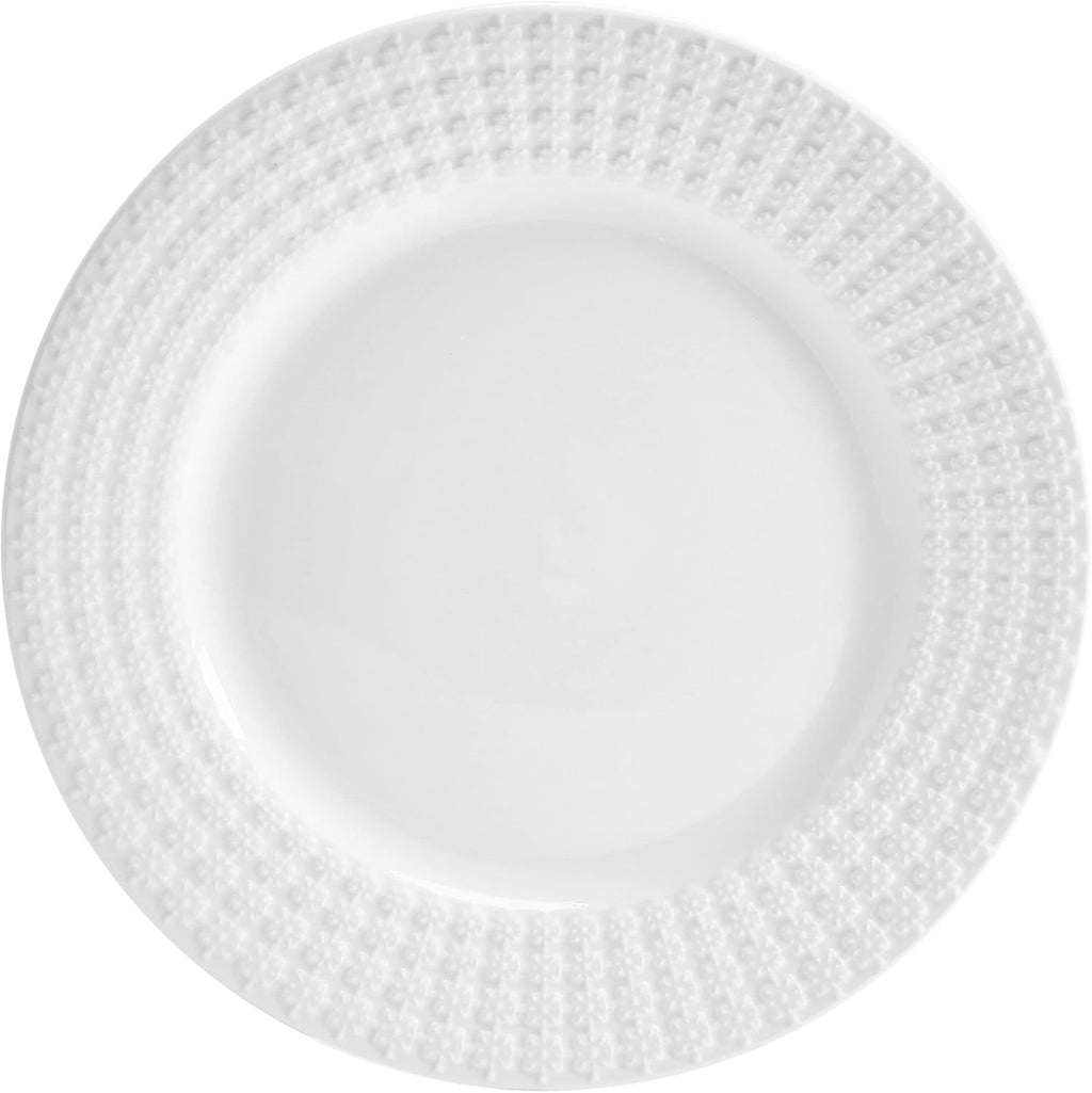 Dinnerware Set, 12 Piece, Service for 4 White a7
