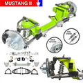 Helix Suspension Brakes & Steering  IFS Coilover Shocks Stock 5 x 4.75 Manual Right Hand Drive Rack for 1964-1970 Ford Mustang Mustang II