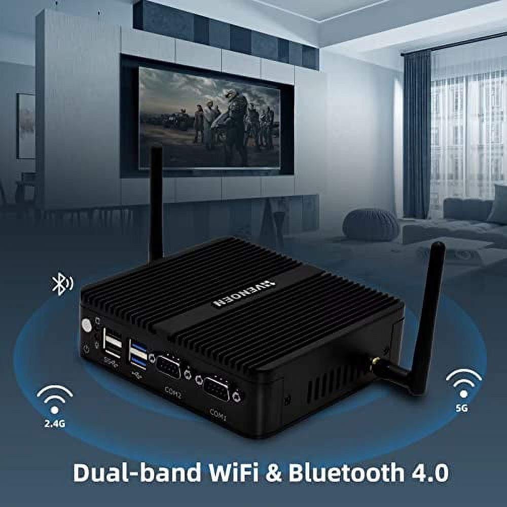 Mini PC Celeron J4125 32GB RAM 512GB SSD 4K Dual LAN Fanless a7
