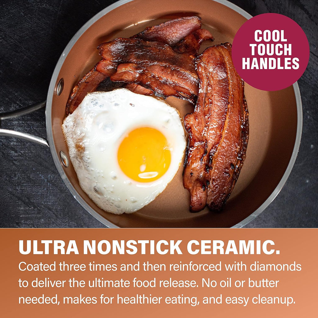 Nonstick Fry Pan 9.5 Inch Induction Safe A7