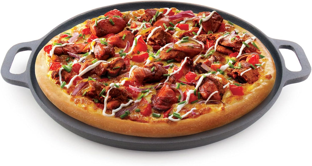 Pre-Seasoned Cast-Iron Griddle Pan 14 Inch 7k