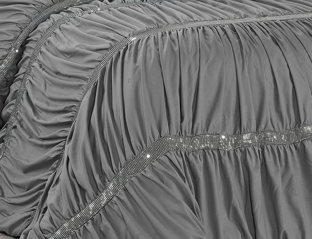 Comforter Set Queen 7 Piece with Shams & Bed Skirt a7