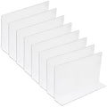 8 Pcs Partition Plate Clear Acrylic Purse Closet Shelf Organizer Wardrobe Dividers Acrylic Dividers for Closet Magnetic Shelves Clothes Separators Wood Clothing Office Cupboard PVC