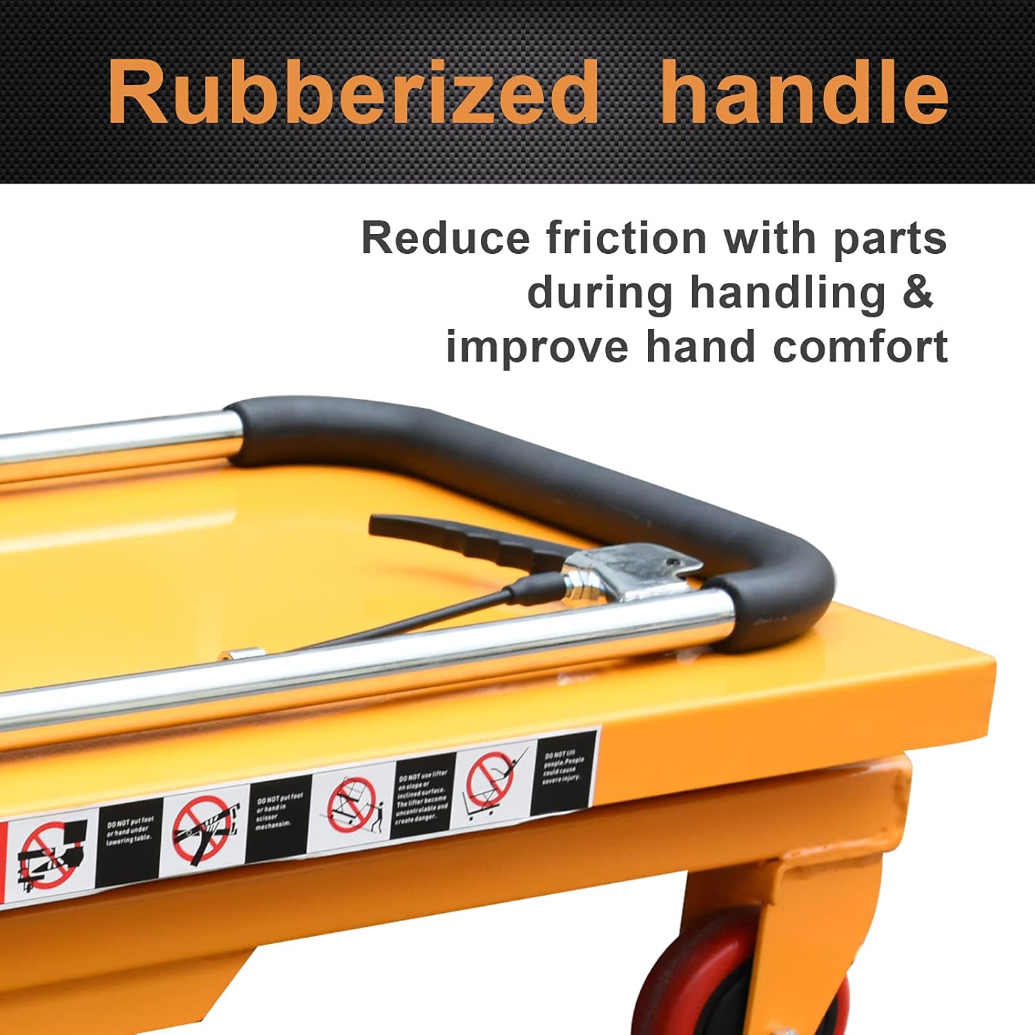 Hydraulic Lift Table Cart Manual Scissor 330 lbs Capacity 7k
