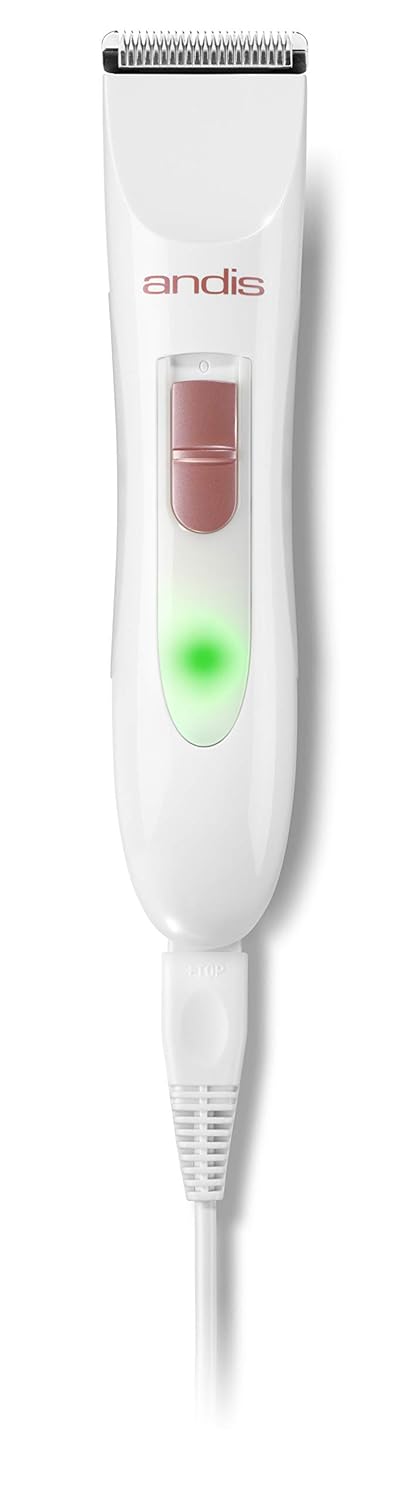 Women's Electric Trimmer Stainless-Steel Blade Cordless White k7