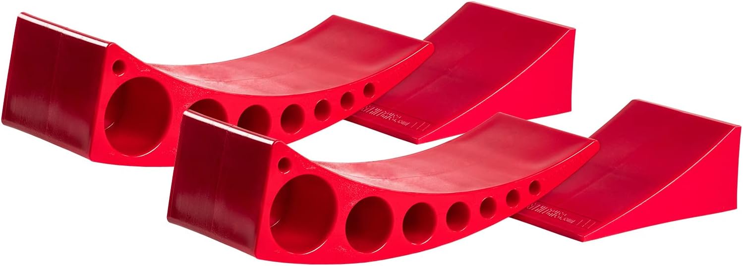 ANDERSEN HITCHES | RV Accessories | 2-Pack Camper Leveler System Must Have RV |LIFETIMEWARRANTY Camping Travel Easy Storage Jack stabilizer Block | Levelers Blocks for Campers and Fifth Wheels | 3604