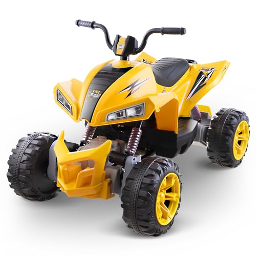 24V Ride on ATV Kids Quad 4-Wheeler Electric 4WD Black k7