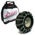 The ROP Shop | Pair of 2 Link Tire Chains 15x5x6 for Sears & Craftsman Snowblower, LawnMower