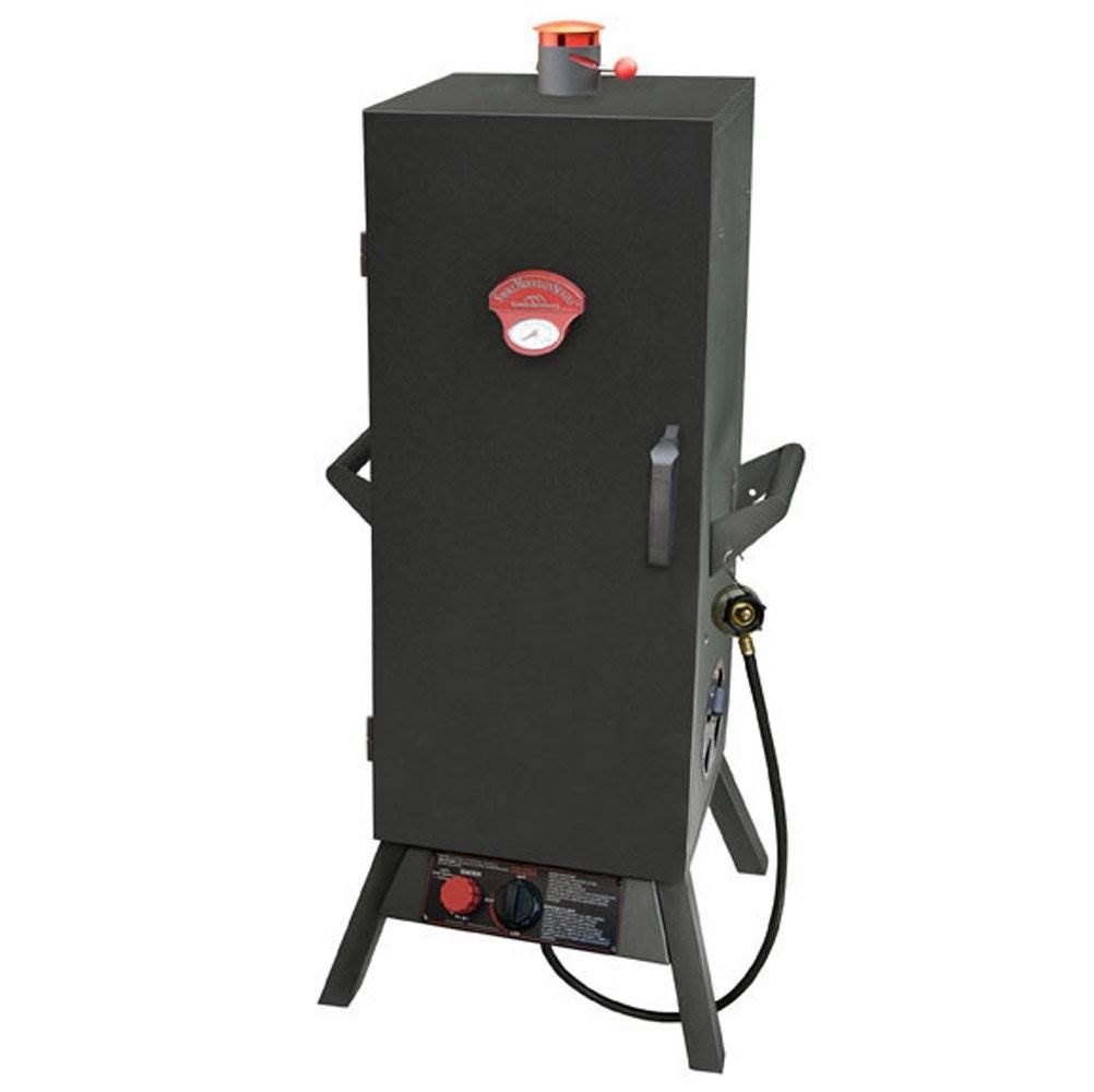 Vertical Gas Smoker Grey a7
