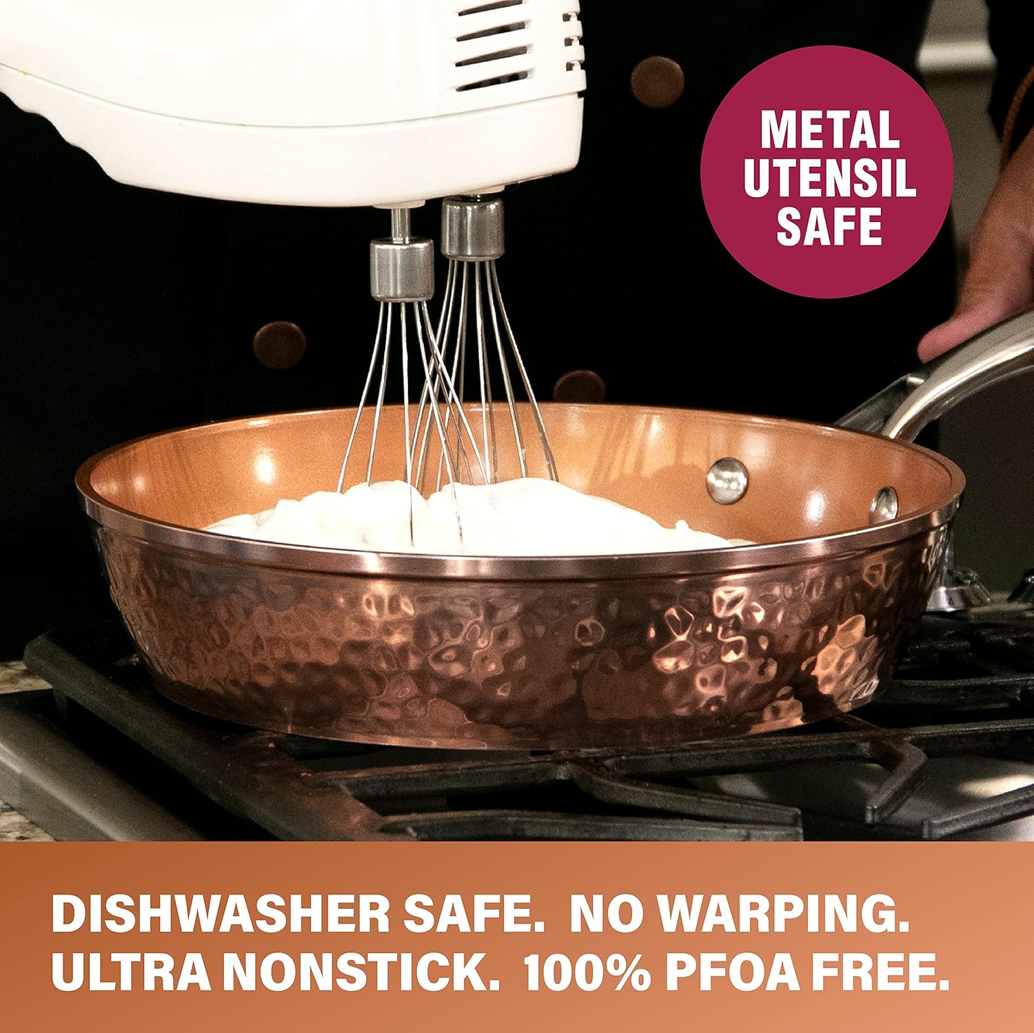 Nonstick Fry Pan 9.5 Inch Induction Safe A7