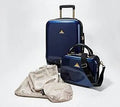 Triforce Hardside Carry-On and Beauty Case with Packing Cubes ,Navy