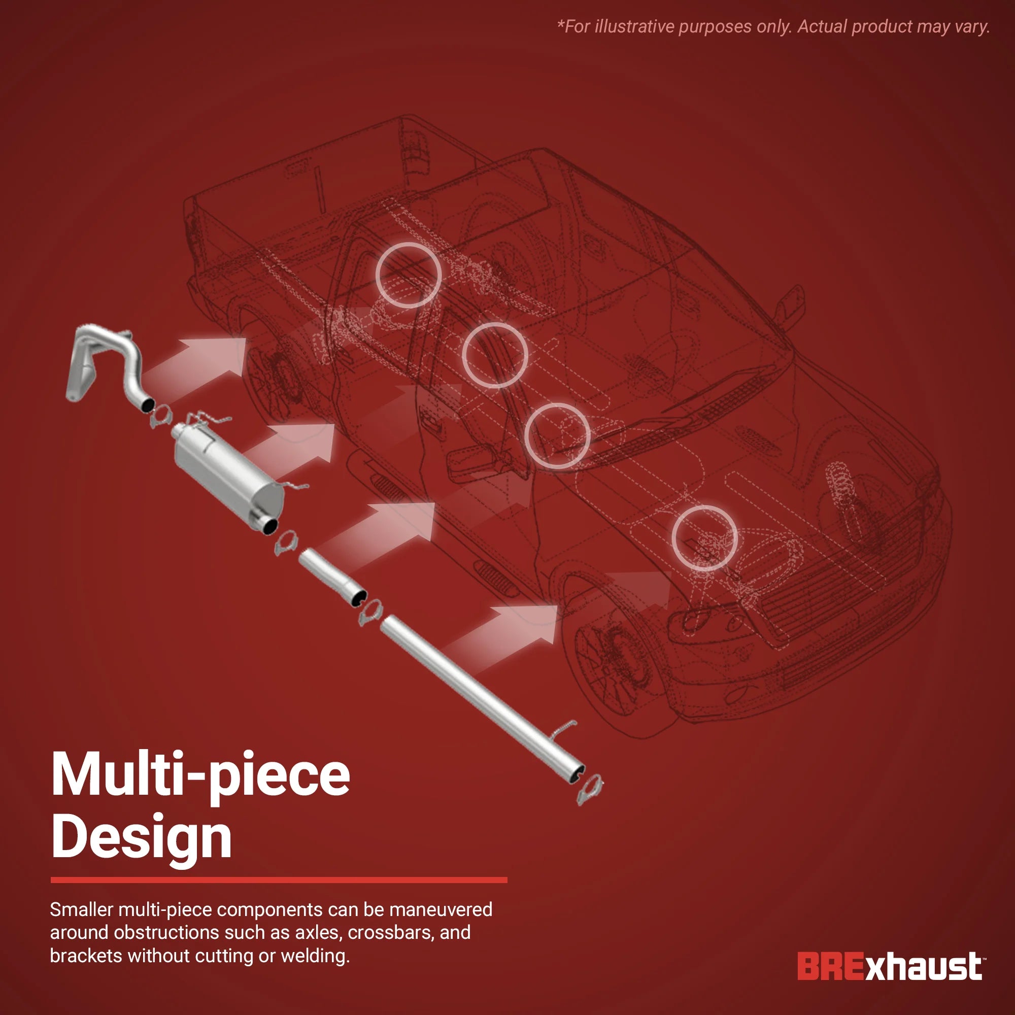 Exhaust System Direct-Fit 1998-2002 Accord 2.3L k7