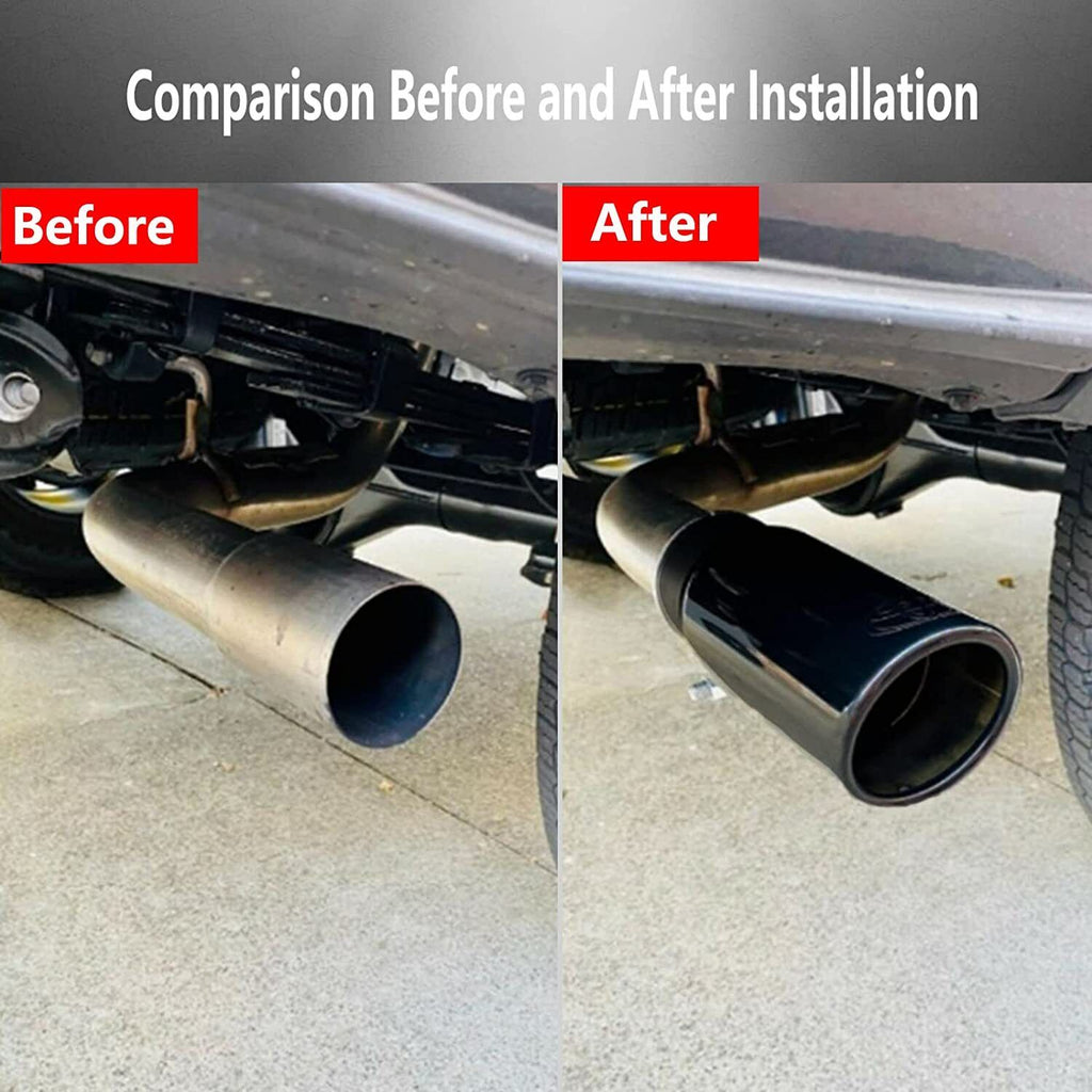 Black Chrome Exhaust Tip for Toyota Tacoma 2005-2022 A7