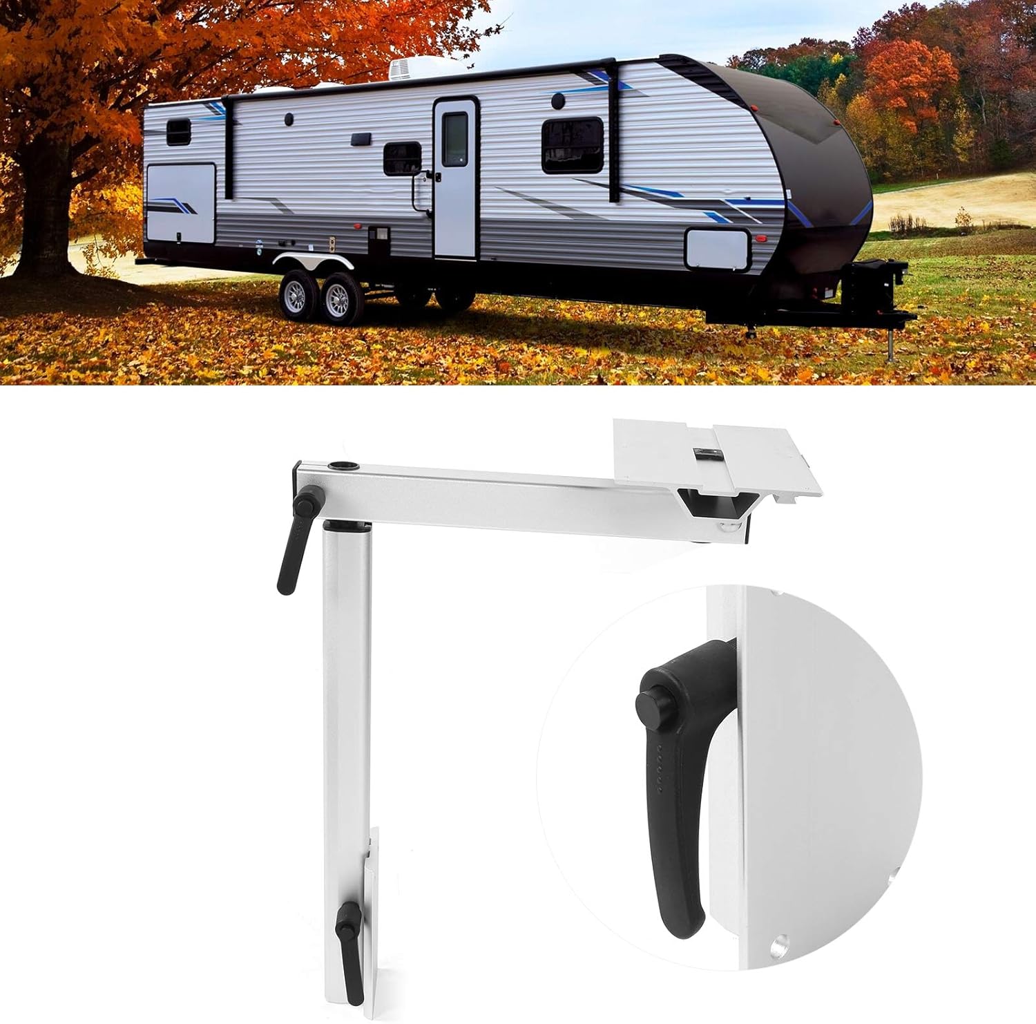 Laptop Table Leg Bracket, 360° Rotatable Adjustable A7