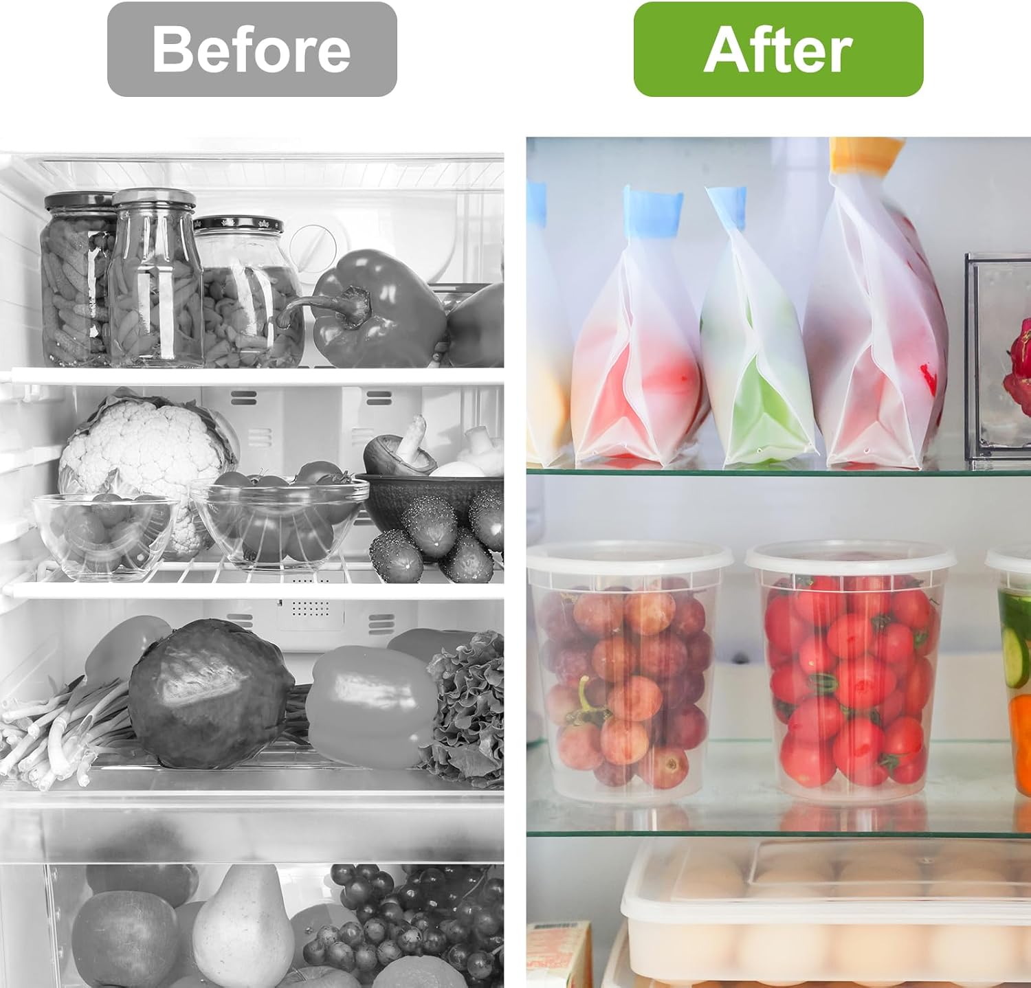 Soup Containers with Lids 60 Sets, Microwaveable Airtight q7