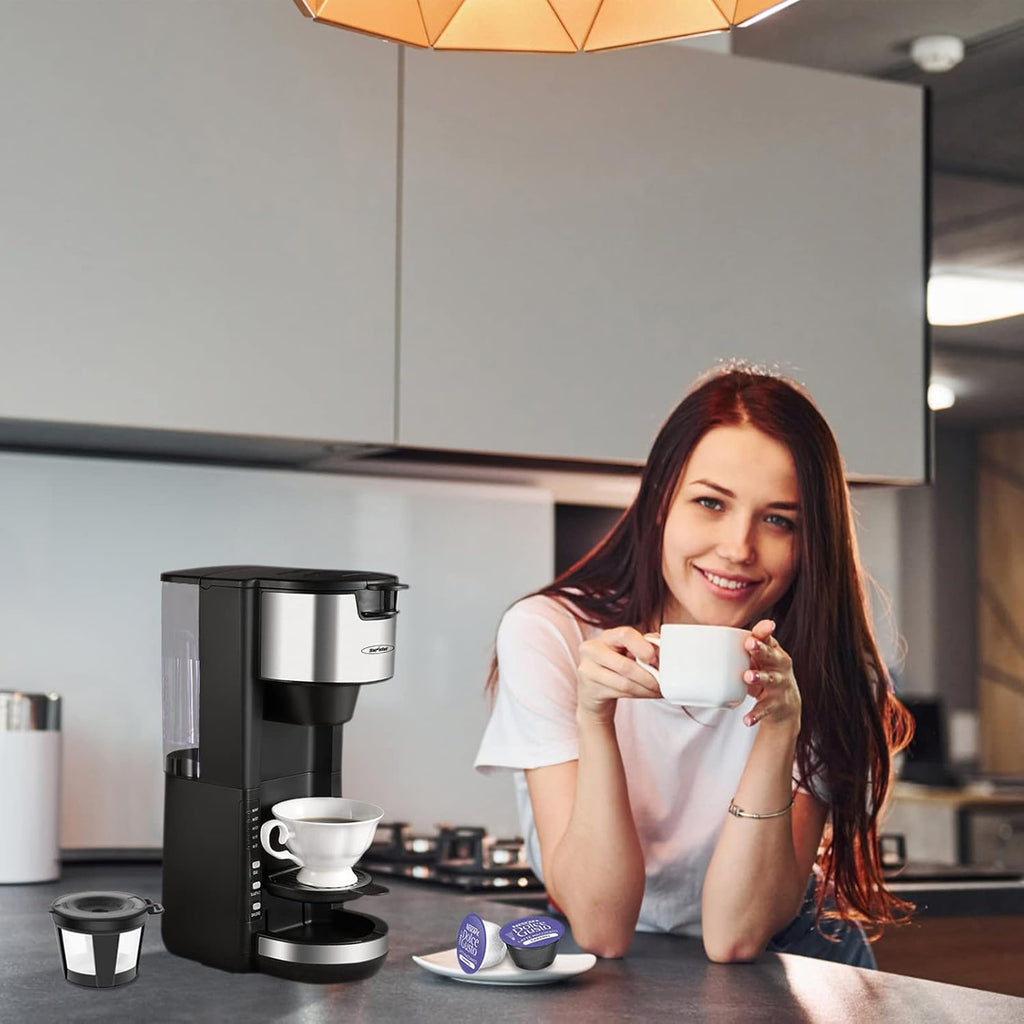 Coffee Maker for K Cup Single Serve with Adjustable Drip Tray a7