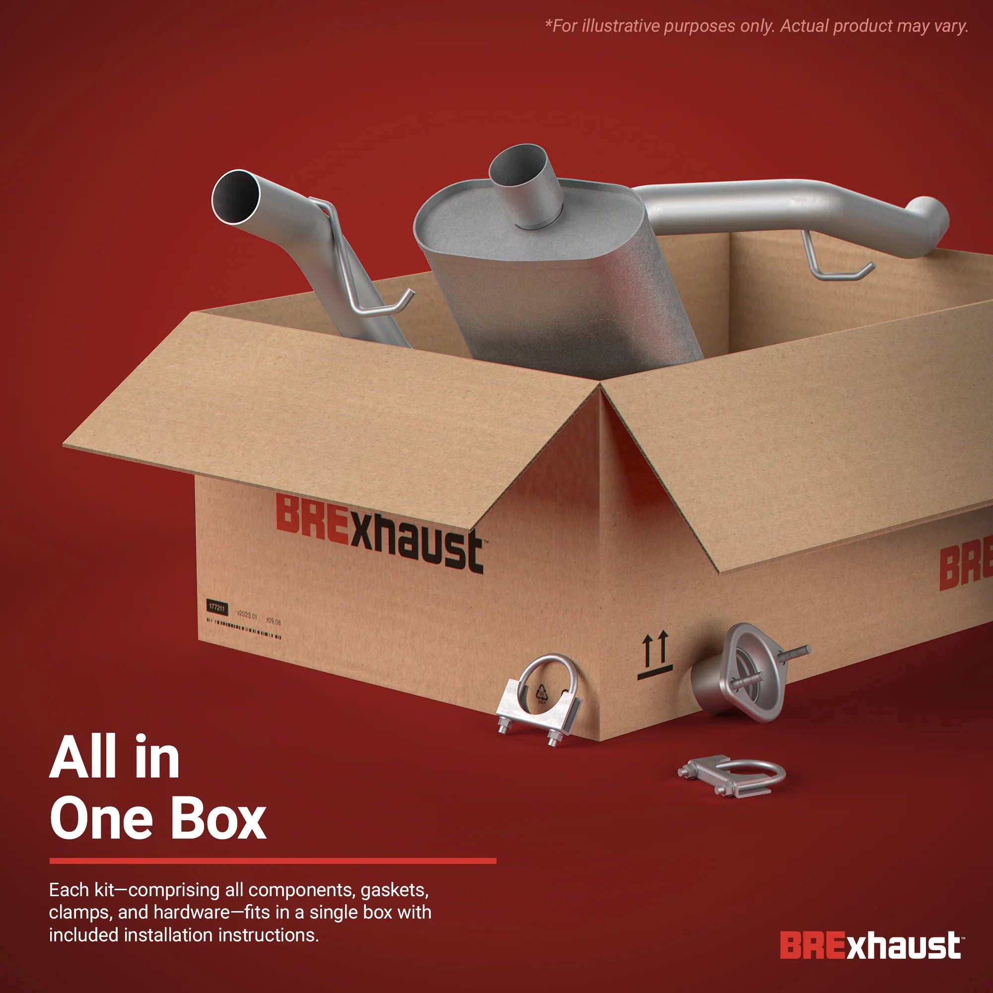 Exhaust System Direct-Fit 1998-2002 Accord 2.3L k7