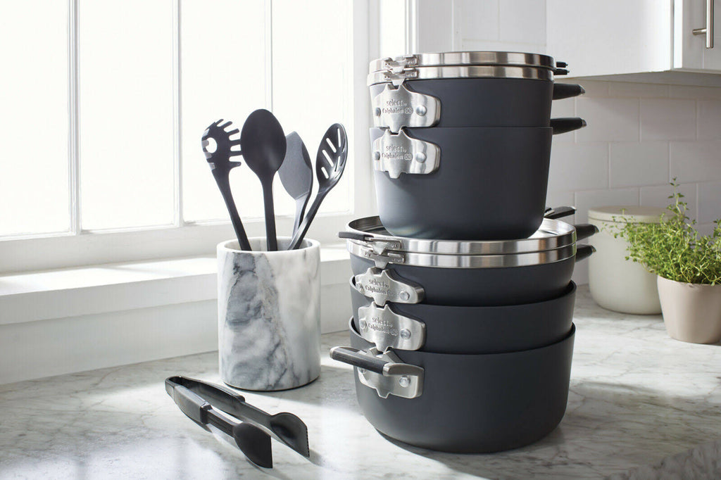 Hard-Anodized Nonstick 14 Piece Cookware Set k7