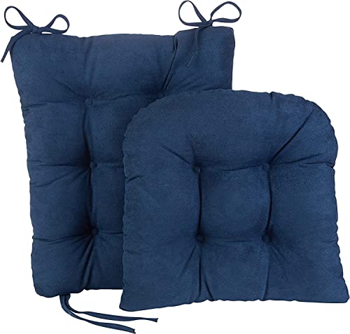 Rocking Chair Cushion Set with Thick Padding, Gray 7k