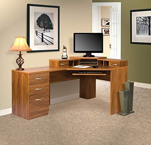 Corner Desk Large Autumn Oak a7