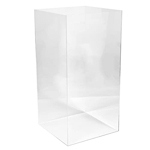Acrylic Display Case 3-Layer Bakery Pastry Cabinet for Donut Cookie Retail Counter 18.7x14.8x8.5in A7