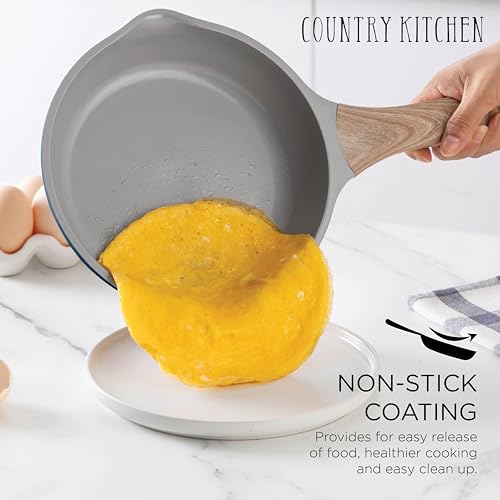 Nonstick Cookware Set with Frying Pans & Saucepans q7