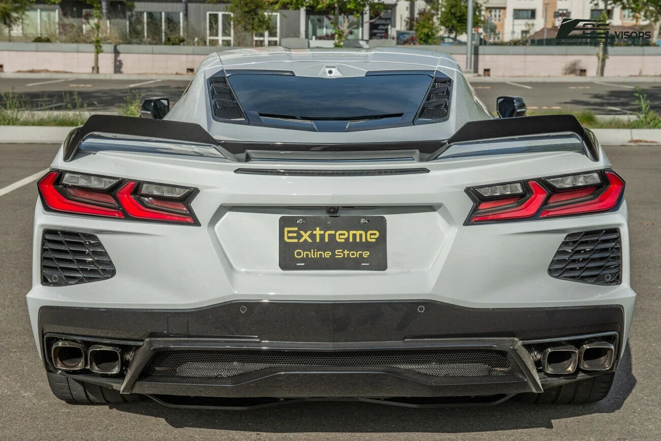 Replacement Rear Trunk Spoiler Wickers Pair for Corvette C8 A7