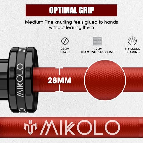 7ft Olympic Barbell for Weightlifting Powerlifting 45lb k7