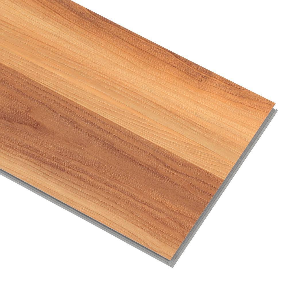 Luxury Vinyl Plank Flooring Warm Cherry 7.5x47.6 in k7