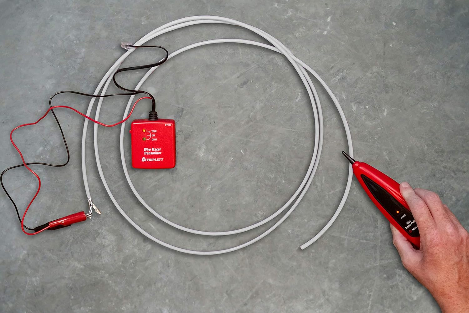 Tone and Probe Wire Trace Cable Test Kit r7K
