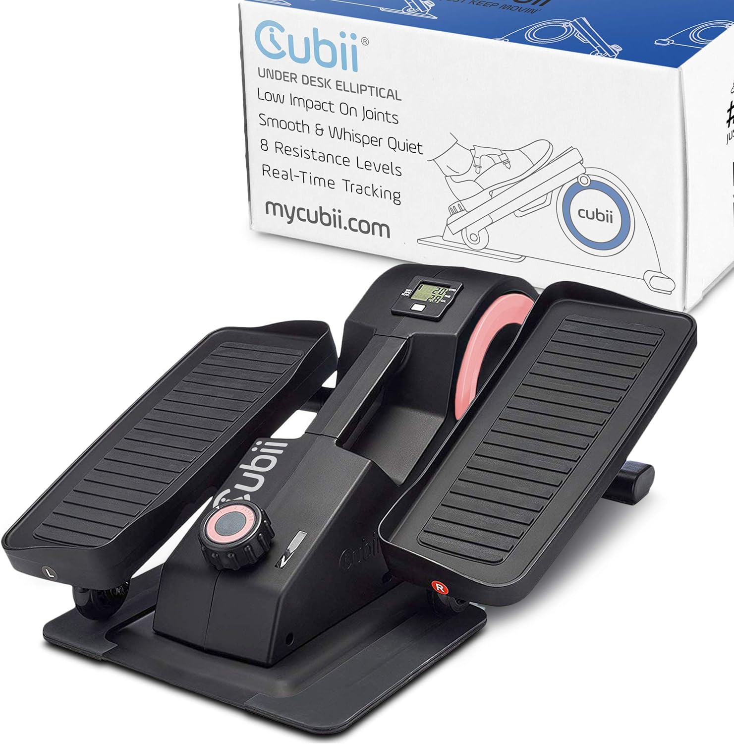Under Desk Elliptical Machine for Home Workout, Mini Pedal Exerciser A7