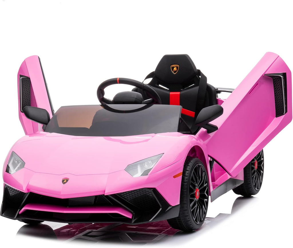 Electric Ride On Sports Car Toy with Parent Control, LED Lights a7