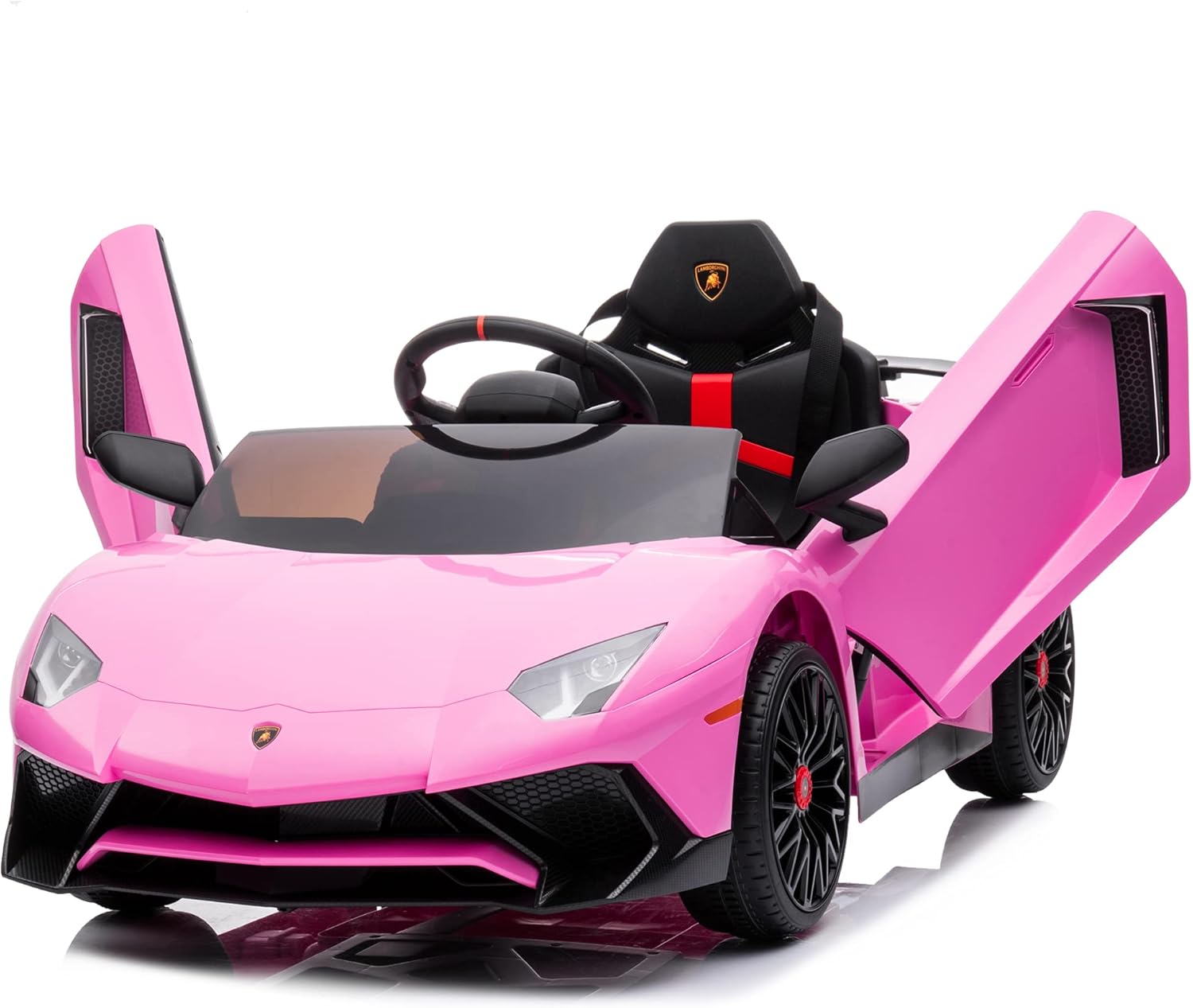 Electric Ride On Sports Car Toy with Parent Control, LED Lights a7