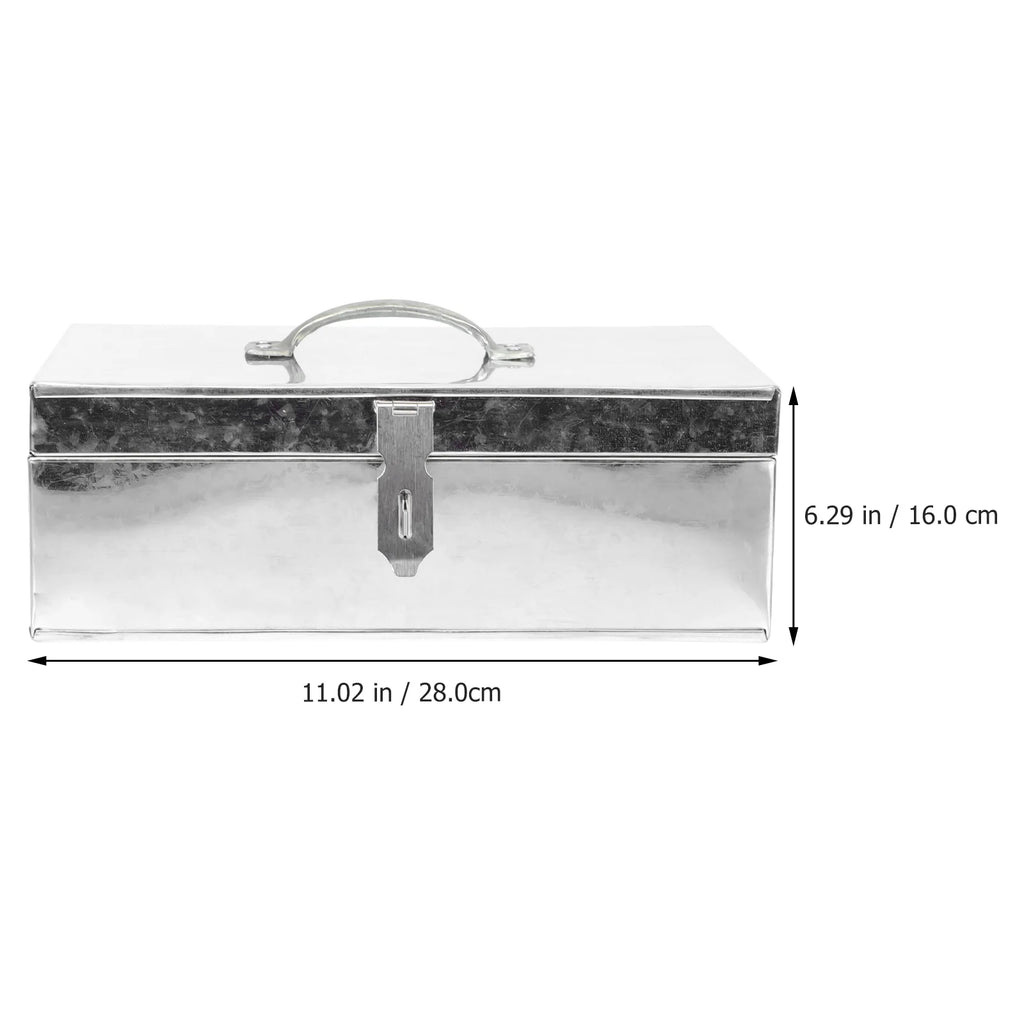 Aluminum Storage Tin Box Portable A7